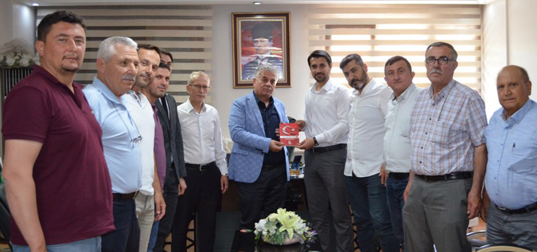 Yeniden Refah Partisi, Ziraat Odası başkanı Akbuğa'yı ziyaret etti